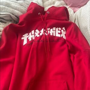 Thrasher Red Hoodie